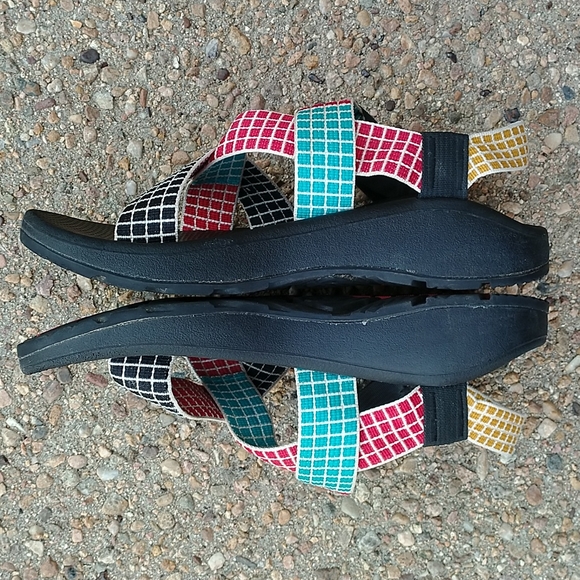 Chaco x Topo designs sandals mega Z/ Cloud colorful strap waterproof hiking - Picture 8 of 11